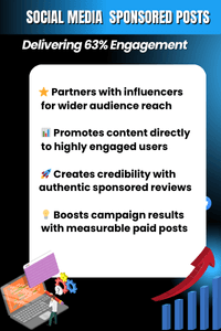 Contractor social media sponsored posts for higher engagement